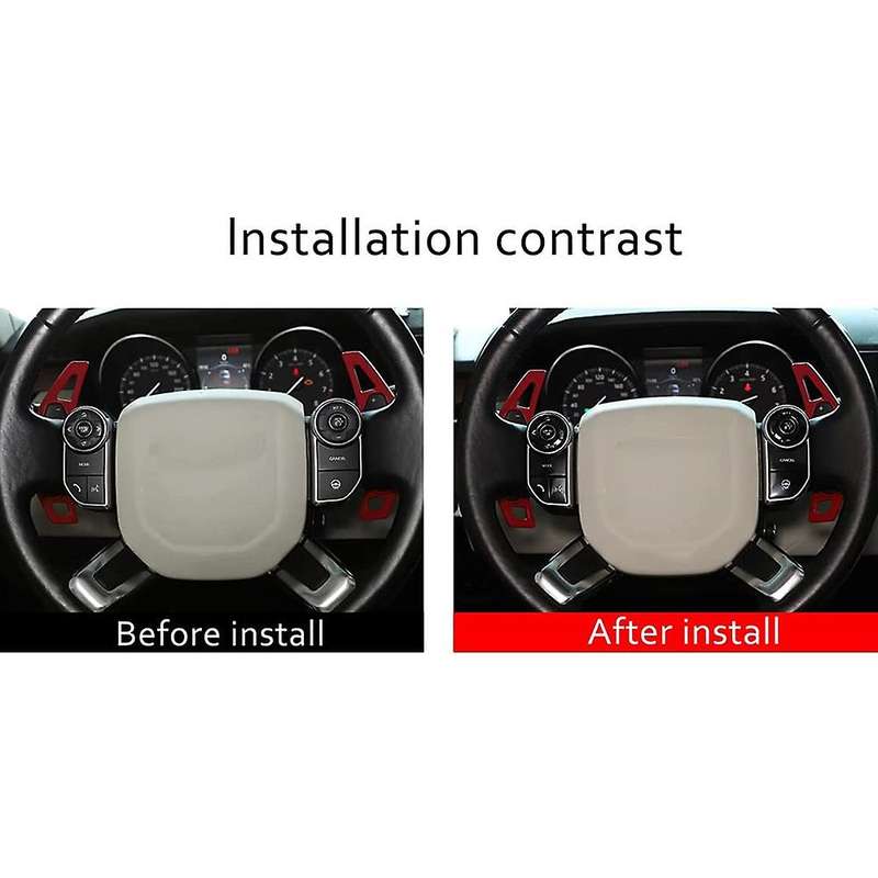 Car Steering Wheel Button Cover for Land Rover Discovery 5 2017-19(b)
