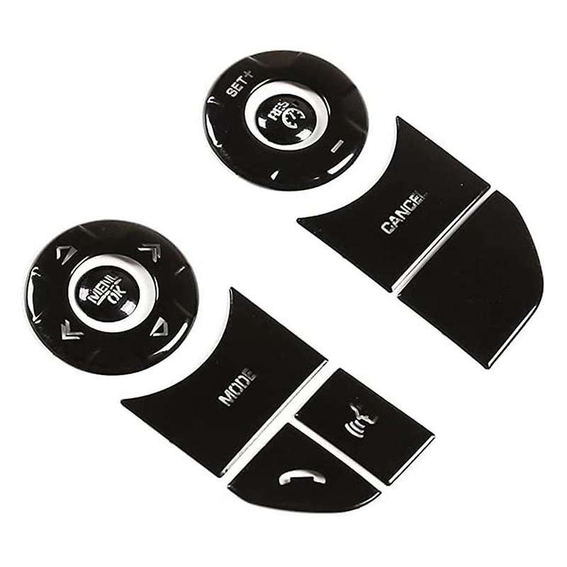 Car Steering Wheel Button Cover for Land Rover Discovery 5 2017-19(b)