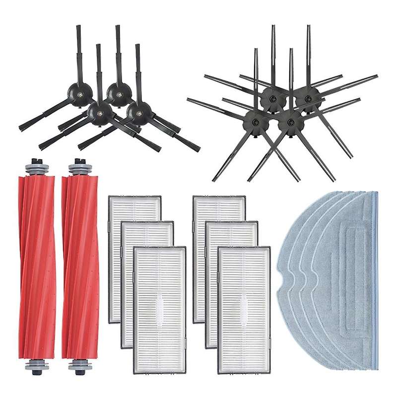 20pcs Robot Vacuum Cleaner Main Side Brush Filter Mop Cloth