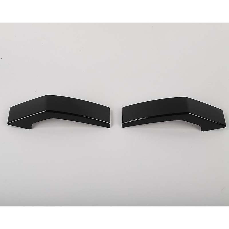 Front Bumper Grille Cover Trim Decoration Sticker,abs Black
