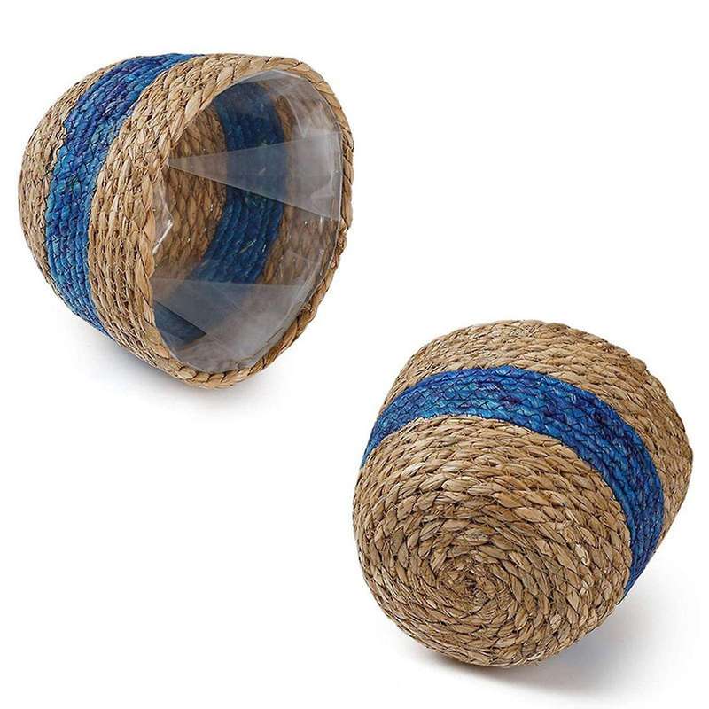 3pcs Seagrass Planter Basket Indoor Outdoor Hand Woven Storage