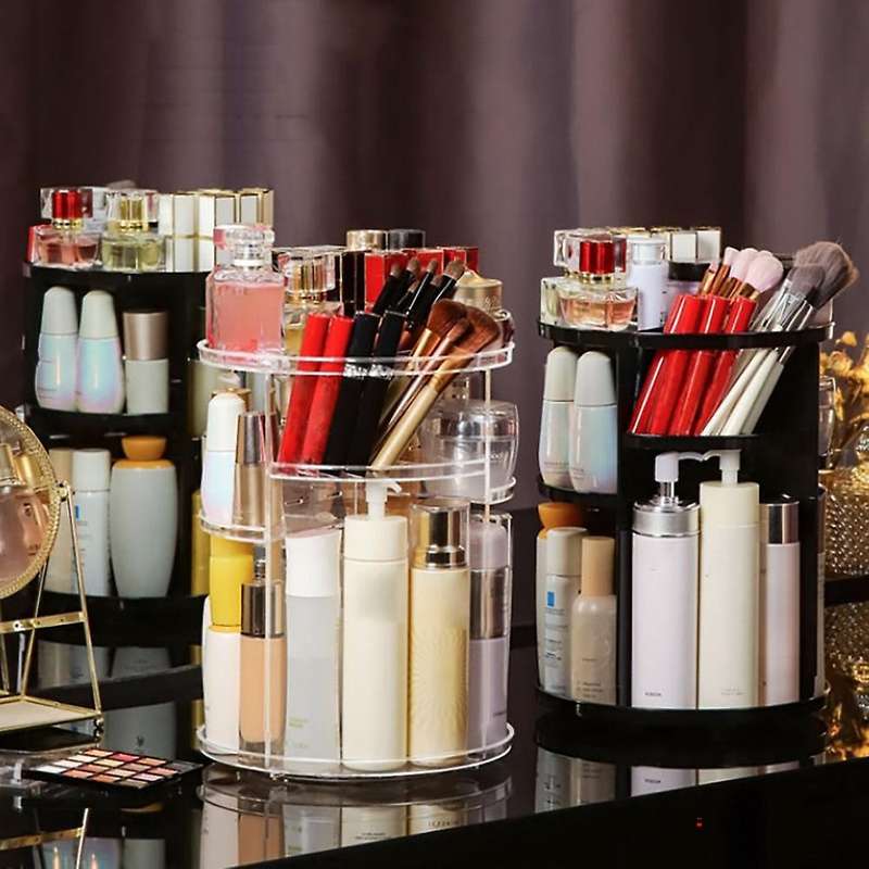 Diy Rotating Multilayer Cosmetic Organizer Skin Care Organizer 360 A