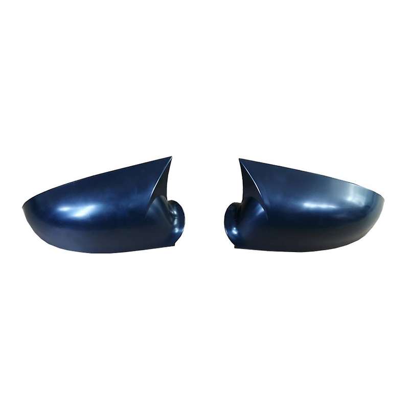 Car Glossy Black Ox Horn Rearview Side Glass Mirror Shell
