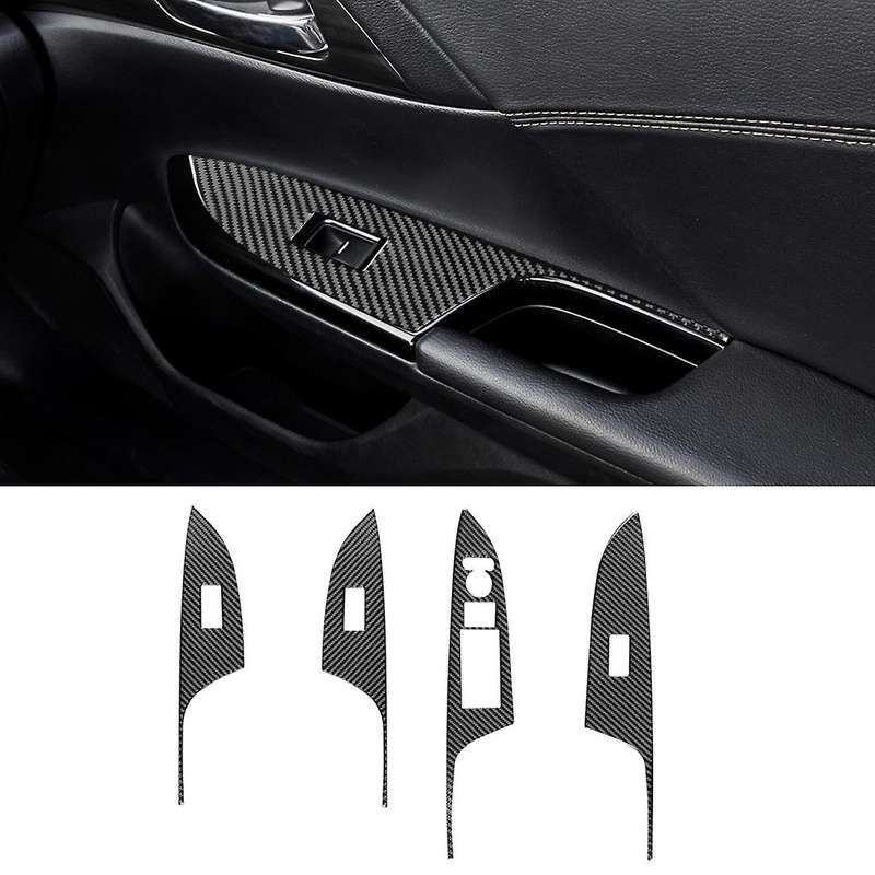 Car Door Window Lift Panel Frame Cover for Honda Accord 9th 2013-2016