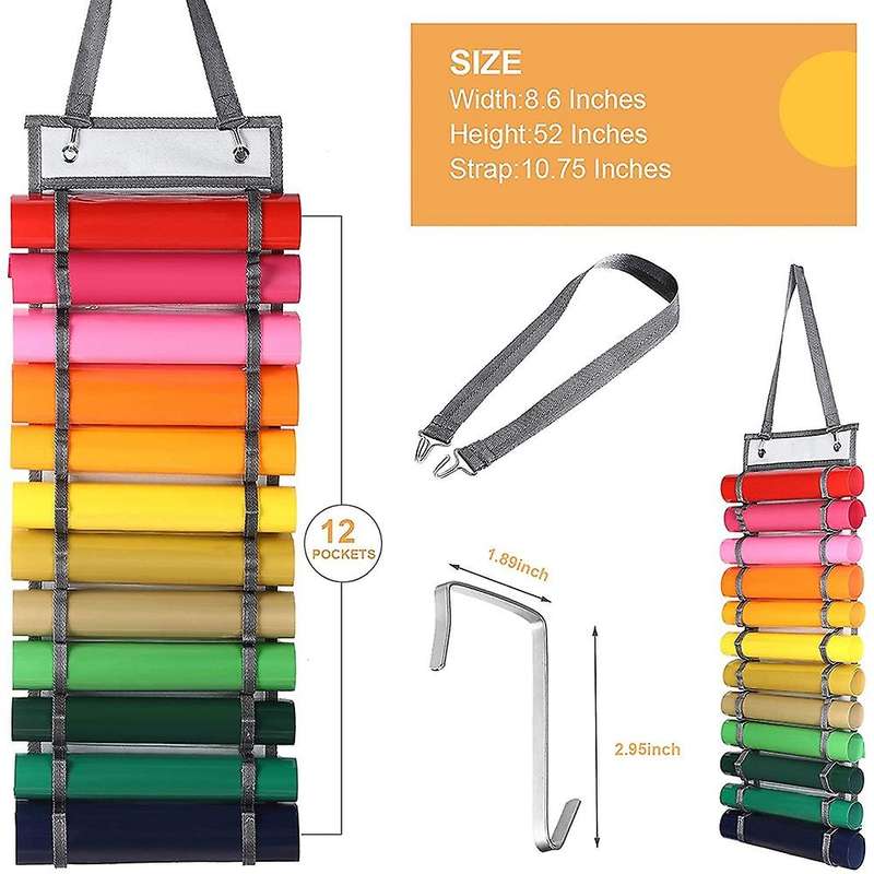 Hanging Vinyl Storage Wall Mount for Vinyl Roll Paper Painting A