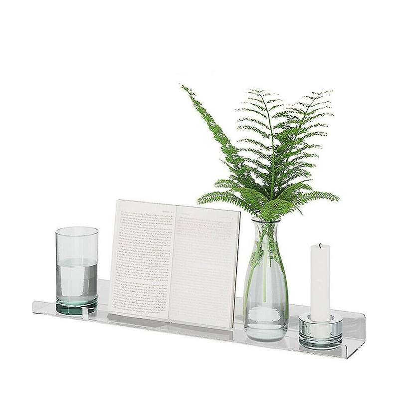 3xclear Acrylic Book Photo Display Rack Wall Mount Office Organizer