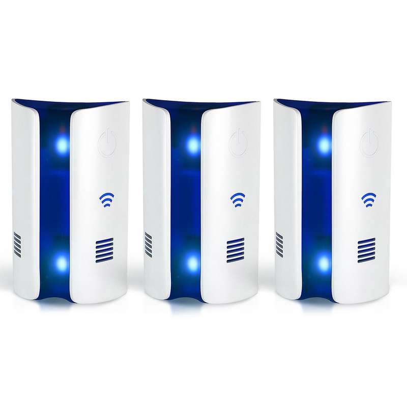 Ultrasonic Electromagnetic Pest Repellent Control(us Plug)
