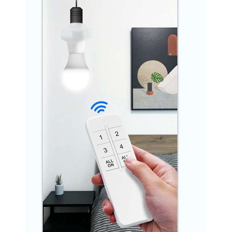 5pcs E27 Smart Bulb Adapter Lamp Base for Ewelink App Control Socket