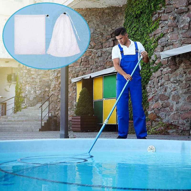 6x Vacuum Pool Cleaner Fine Mesh Bag 9 X 13.8 Inch Nylon