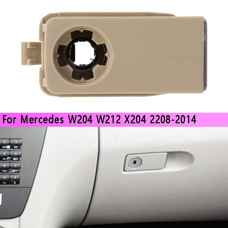Car Glove Box Switch Handle Storage Box Handle 2046800001 Beige