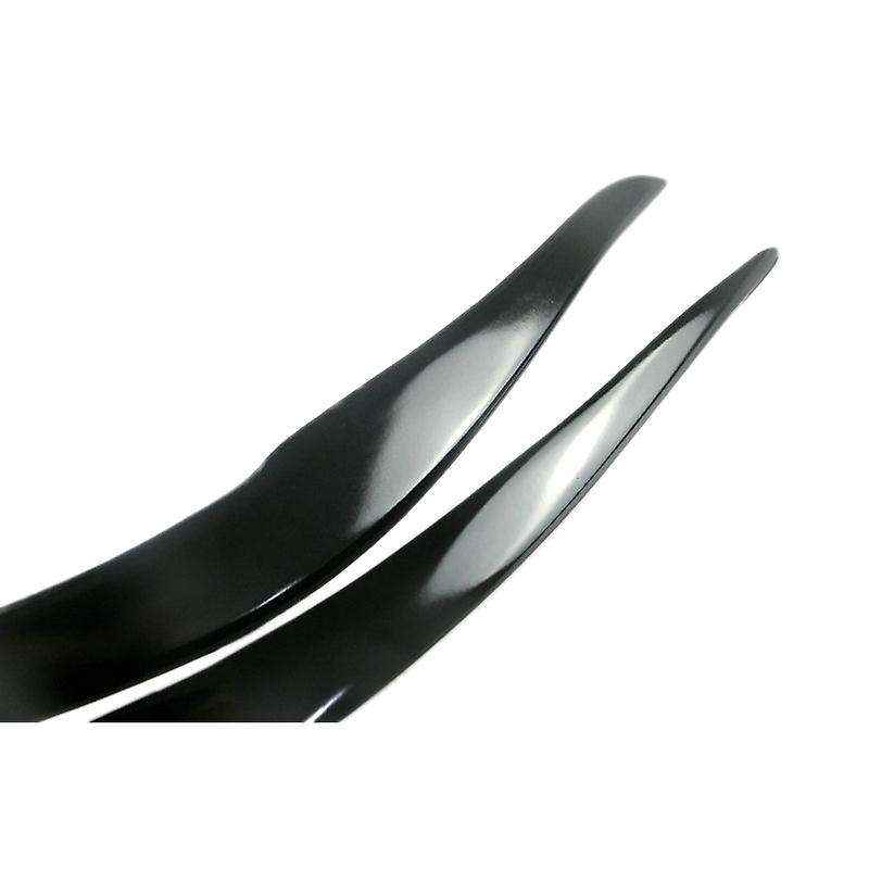 Glossy Black Headlights Eyebrow Eyelid Sticker For-bmw
