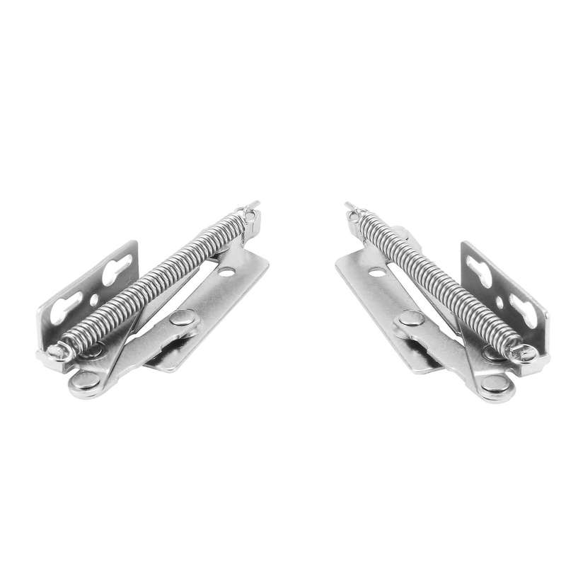 2x 80 Degree Sprung Hinges Cabinet Door Lift Support Cupboard
