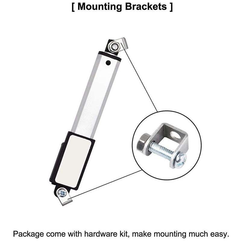 12v Dc Ip54 Mini Linear Actuator 100 Mm 30 Mm/sec Speed