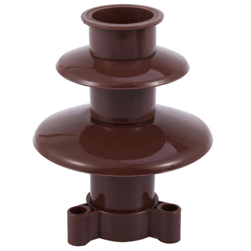 New Mini Chocolate Fountain Three Layers Melt Fondue Machine Us Plug