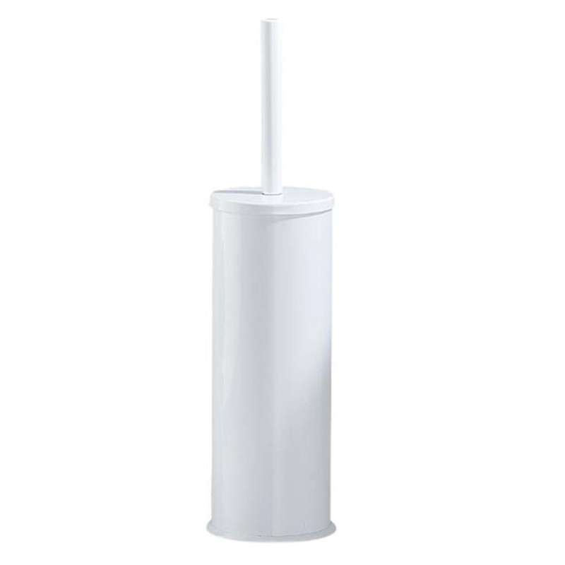 Aluminum Cleaning Toilet Brush Bathroom Toilet Brush (white)