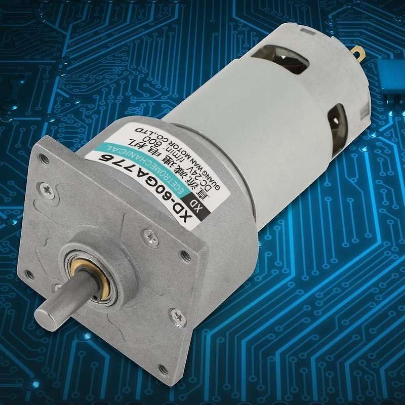 35w Dc Gear Speed Adjustable Large Torque Motor Cw/ccw(24v 600rpm)