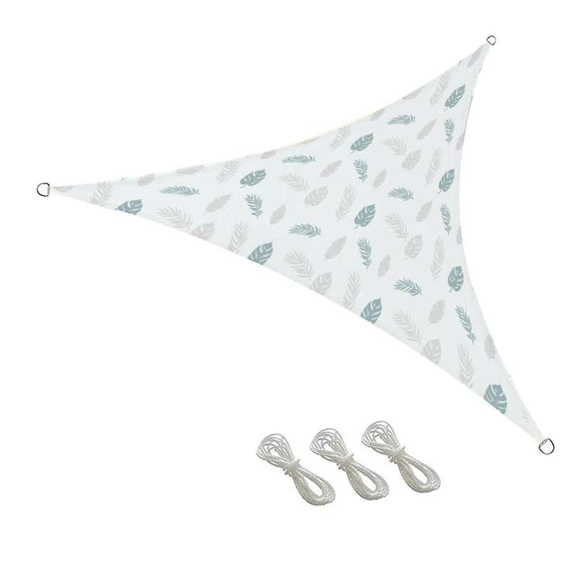 3x3m Garden Swimming Pool Printing Sunshade Sail Courtyard Triangle