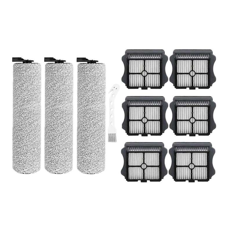 10 Pcs Replacement Brush Roller Vacuum Hepa Filter Kit