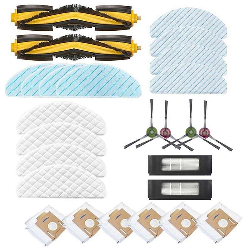 26pcs for Ecovacs Deebot T9 T9max T9power T10 Robot Vacuum Cleaner with Brush Dust Box Filter Cleani