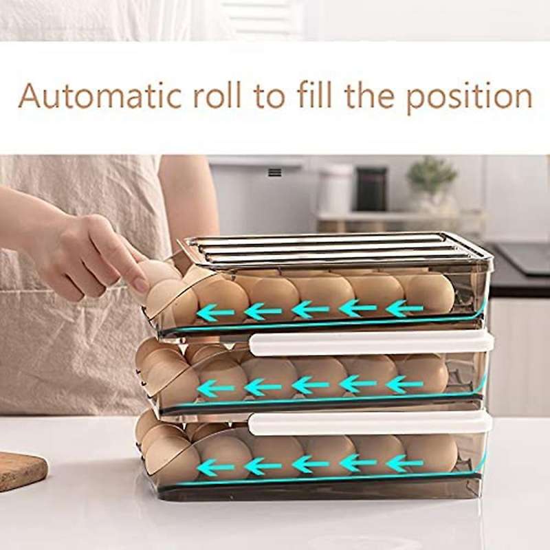 Egg Holder for Refrigerator,multi-layer Egg Container,for Stores Eggs