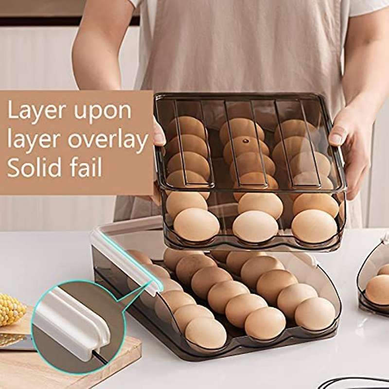 Egg Holder for Refrigerator,multi-layer Egg Container,for Stores Eggs