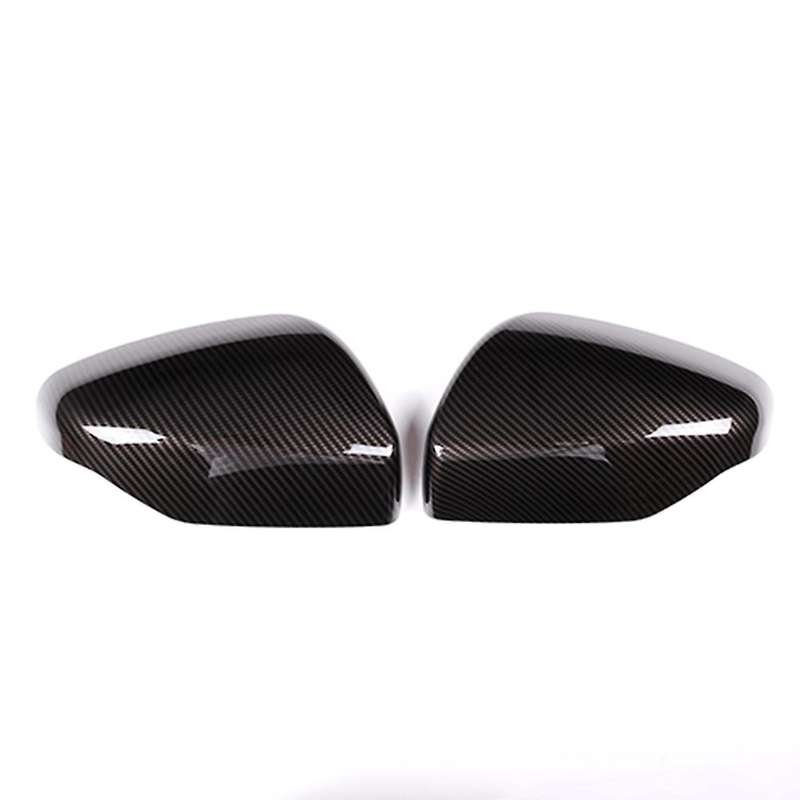 Car Carbon Fiber Rearview Mirror Cover Trim for Subaru Outback 2022+