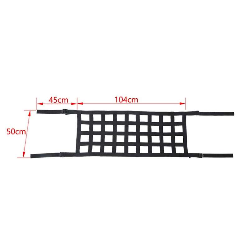 Roof Top Netting Hammock for Ford Bronco 2021 2022, Black