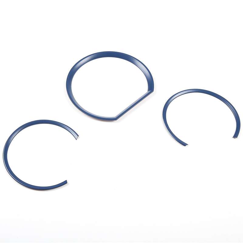 For Toyota Tacoma Car Dashboard Tachometer Ring Stainless Steel Blue