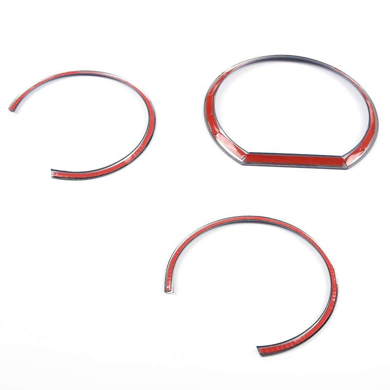 For Toyota Tacoma Car Dashboard Tachometer Ring Stainless Steel Blue