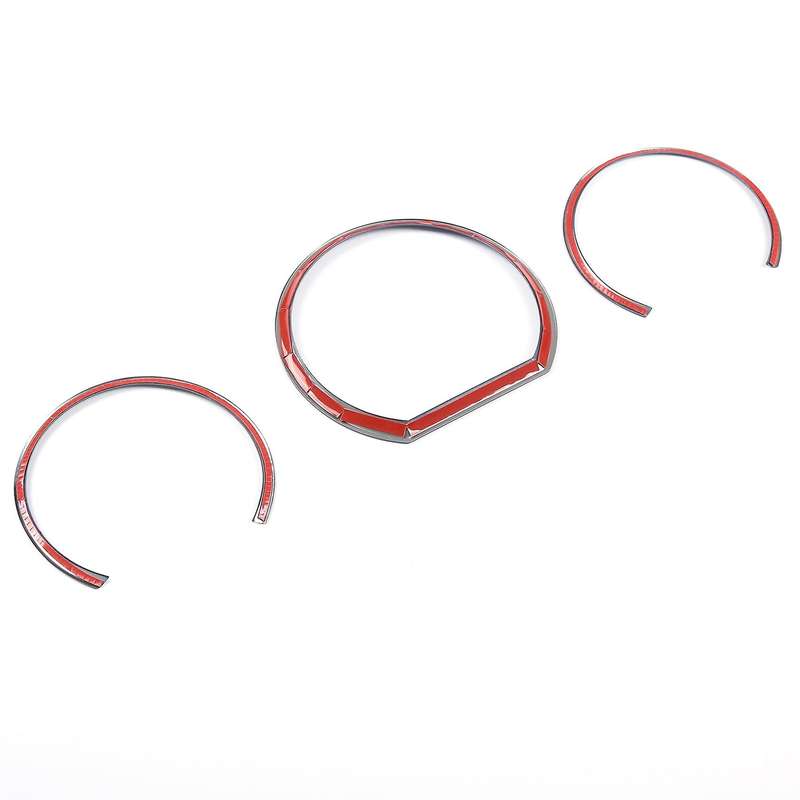 For Toyota Tacoma Car Dashboard Tachometer Ring Stainless Steel Blue