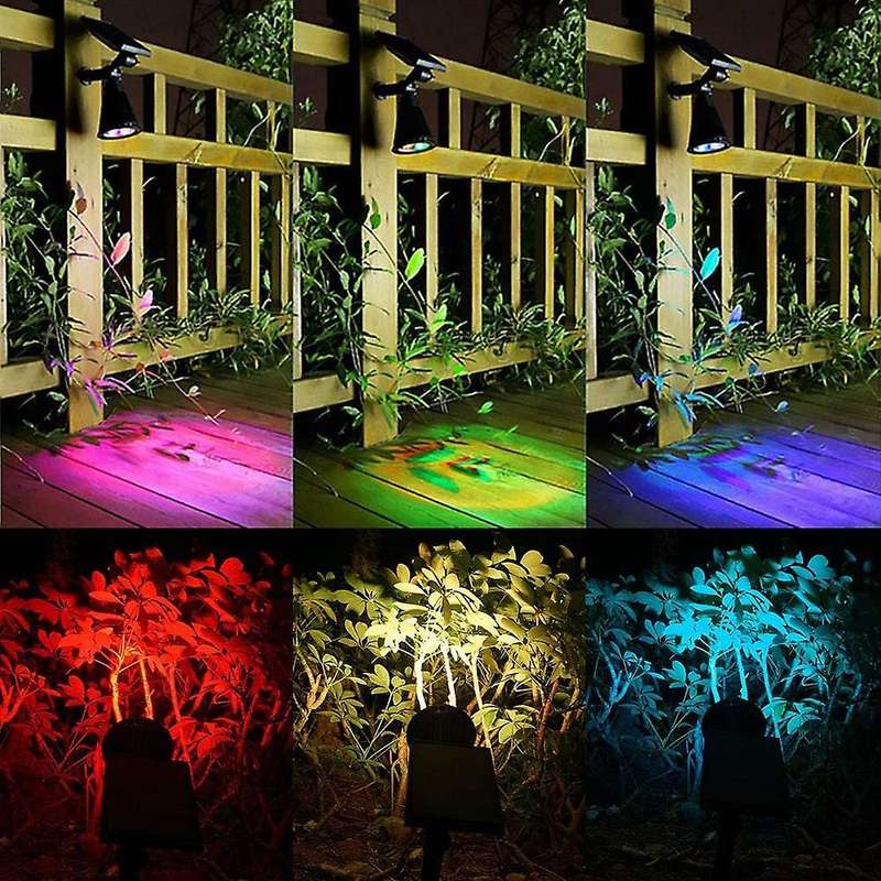 Solar Spot Lights Outdoor Solar Lights Colored Adjustable