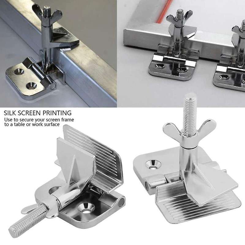 4pcs Screen Frame Butterfly Hinge Clamp, Screen Printing Diy Tool