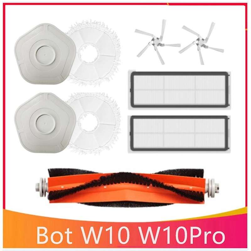 9pcs Accessories for Xiaomi Dreame W10/w10 Pro Robot Vacuum Cleaner