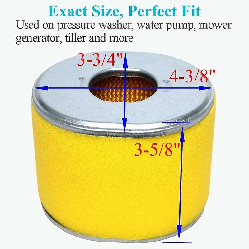 5pcs Air Filter with Pre-filter,for Honda Gx390 13hp Gx340 Engine