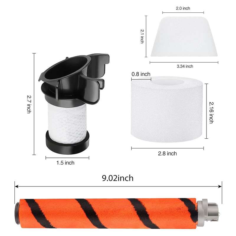 Brush Roll Hepa Filter for Shark Ionflex Duoclean If100 If200 If201