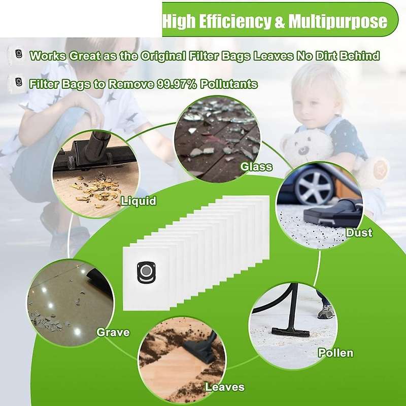 Dust Bags Vacuum Cleaner Filter Bolsa De Basura Parkside Bpfire
