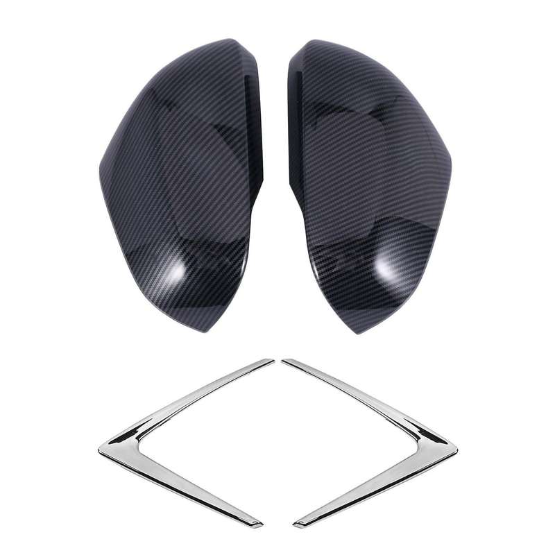 Chrome Head Light Front Lamp Triple-cornered Trim Cover