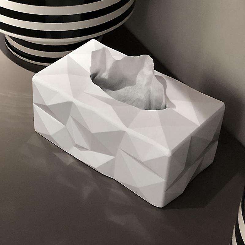 Tissue Box Nordic Tissue Box Napkin Toilet Paper Holder Case-black