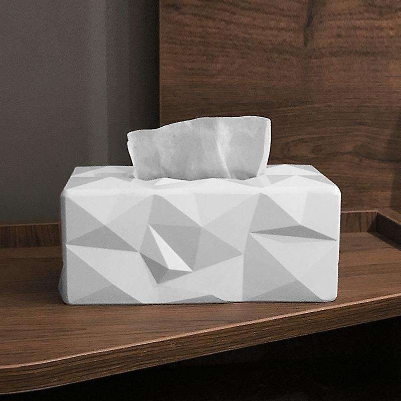 Tissue Box Nordic Tissue Box Napkin Toilet Paper Holder Case-black