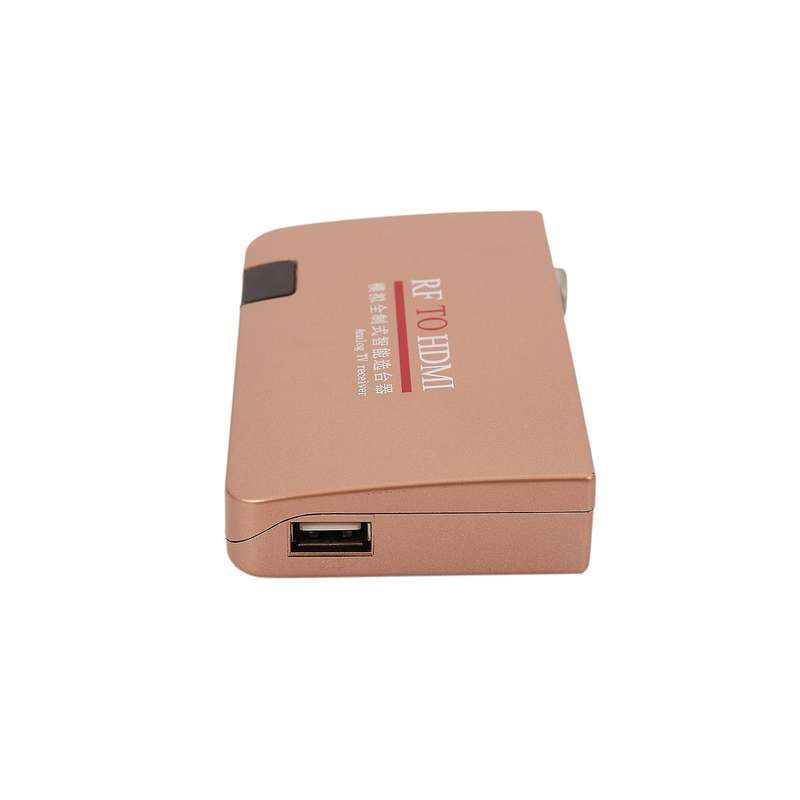 Rf to Hdmi Converter Analog Tv Box Digital Box Remote Control Eu Plug