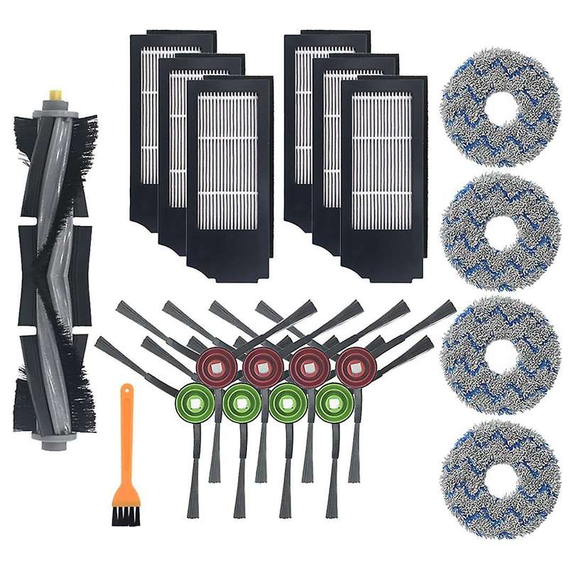 Main Brush Side Brush Filter for Ecovacs T10 Turbo Robot Vacuum