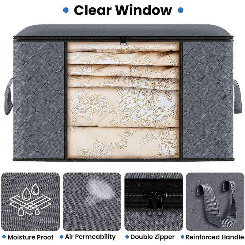 6-pack Clothes Storage, for Organizing Bedroom, Closet, Grey