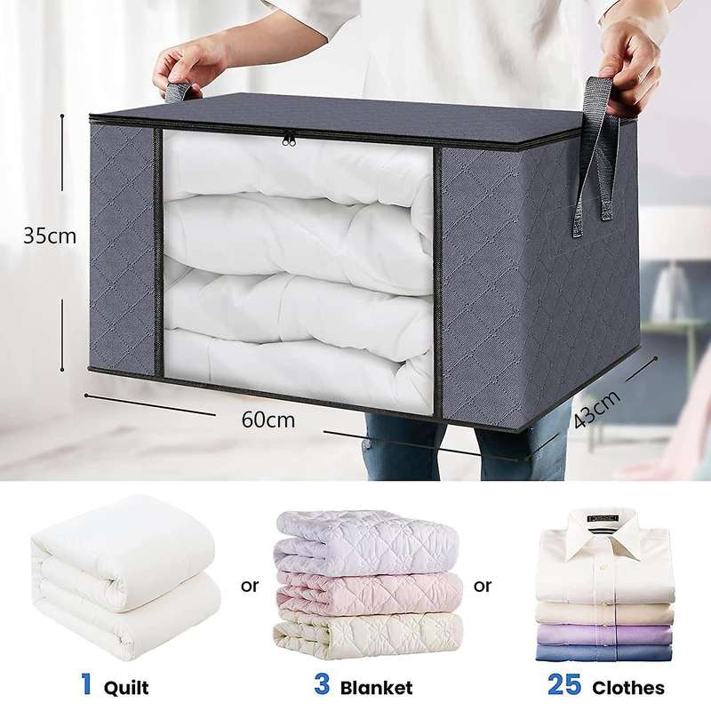 6-pack Clothes Storage, for Organizing Bedroom, Closet, Grey