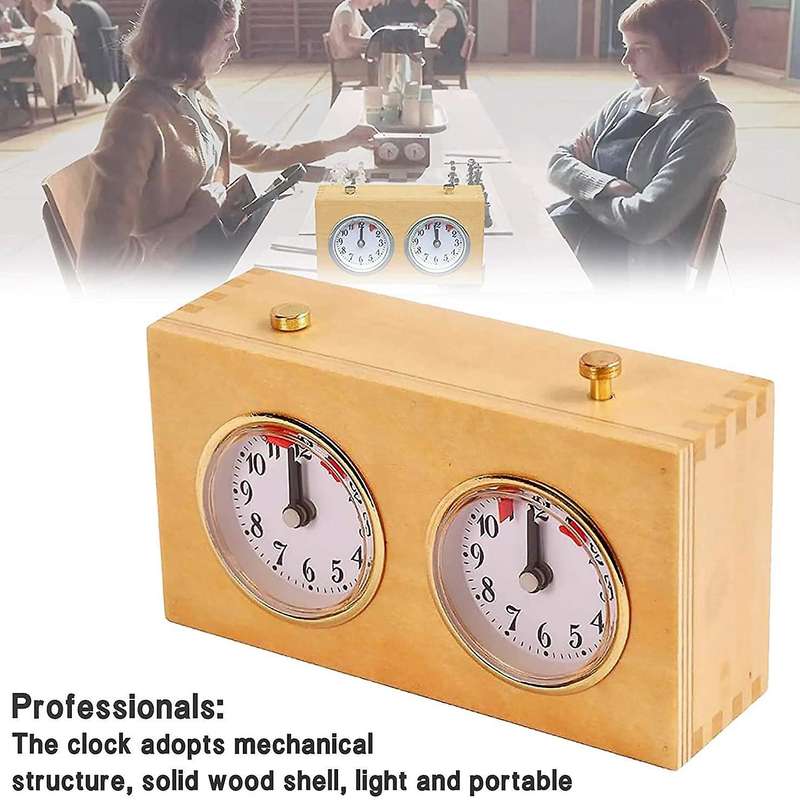 Wooden Chess Timer Tournament Competition Game Chess Clock