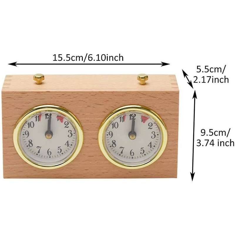 Wooden Chess Timer Tournament Competition Game Chess Clock
