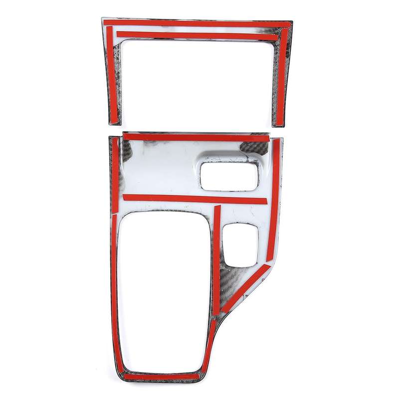 Car Carbon Fiber Abs Center Console Frame Cover Trim for Ford Ranger