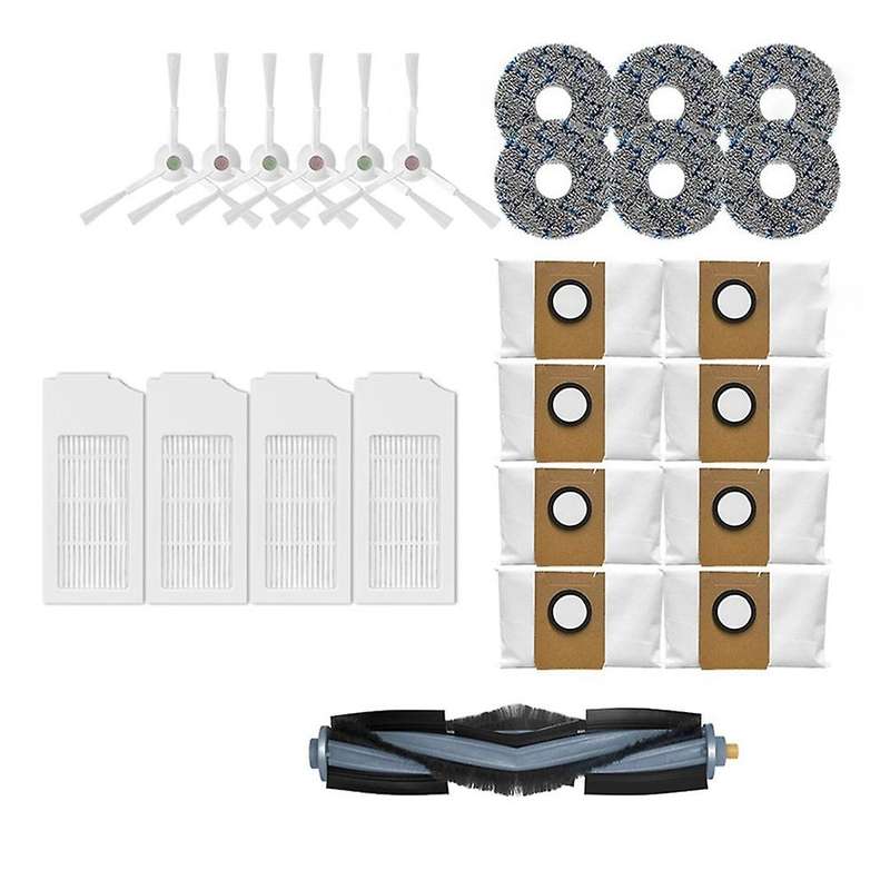 Replacement Parts Roller Brush Side Brushes Filters for Ecovacs T10
