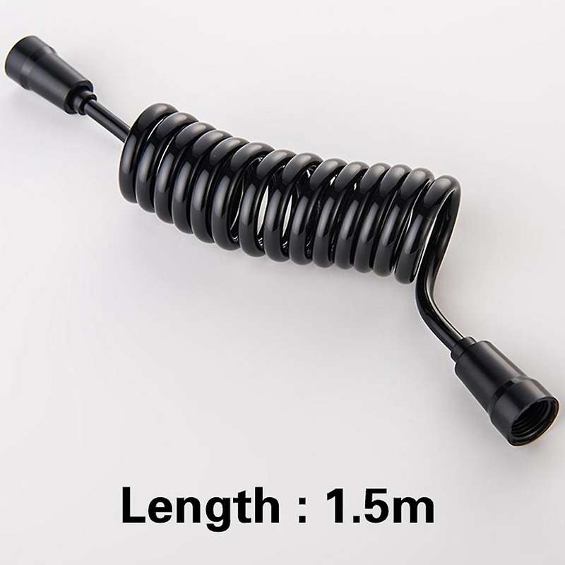 Toilet Bidet Faucet Square Black Single Cold Bathroom Toilet Shower