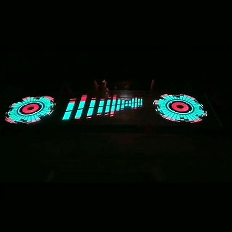 Car Led Sound Activated Neon Light Music Rhythm Lamp with Control Box