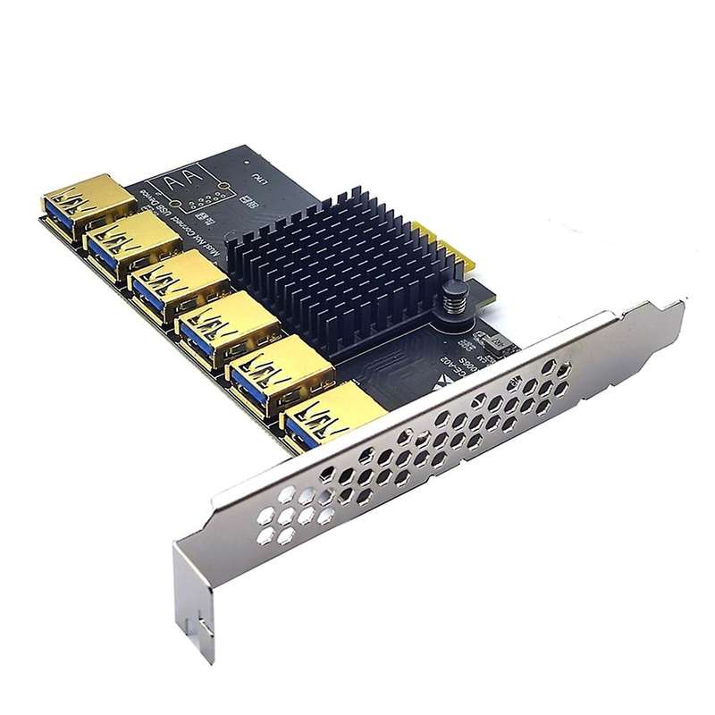 Pci-e to Pci-e Adapter 1 Turn 6 Pci-express Slot for Btc Mining